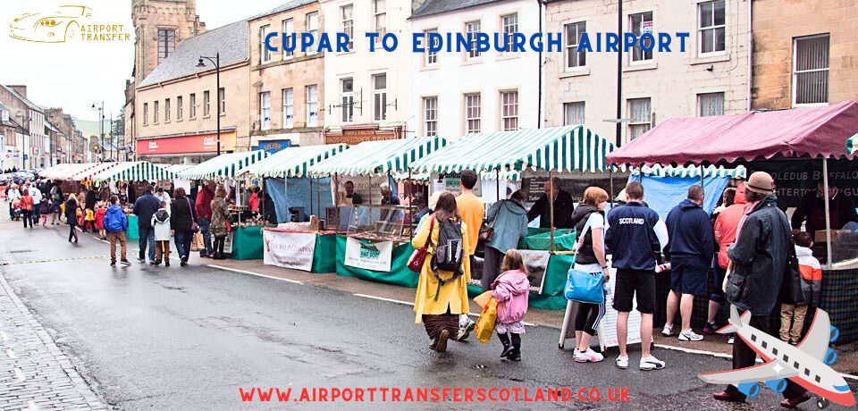 Cupar to Edinburgh Airport Transfer -1st Quality Taxis Fife